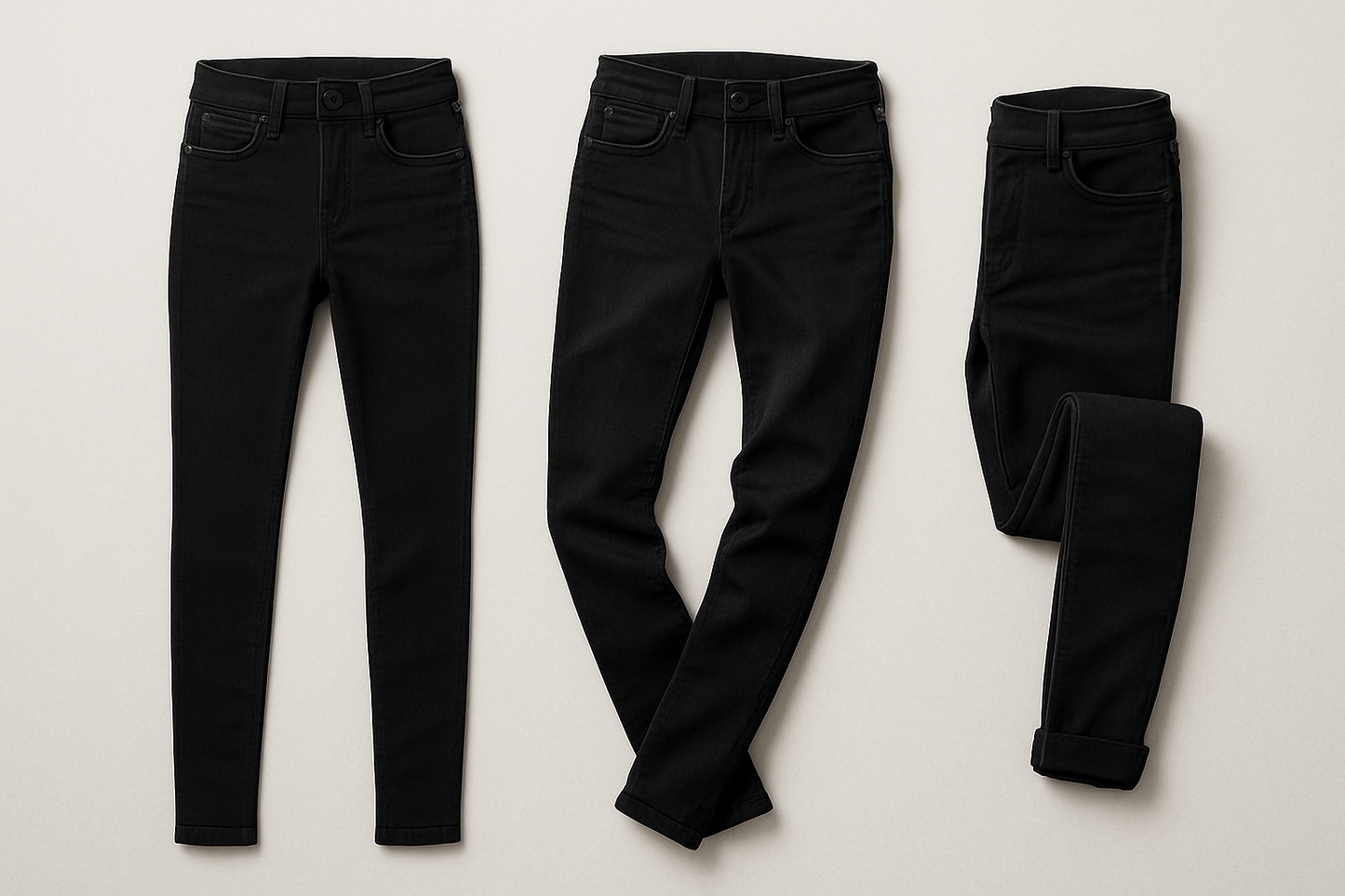 Men's Skinny Fit Black Jeans