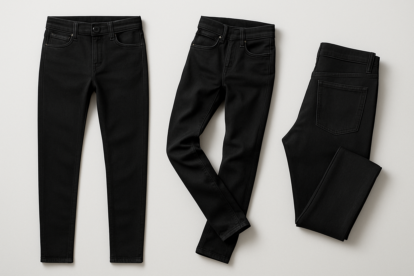 Men's Slim Fit Black Jeans