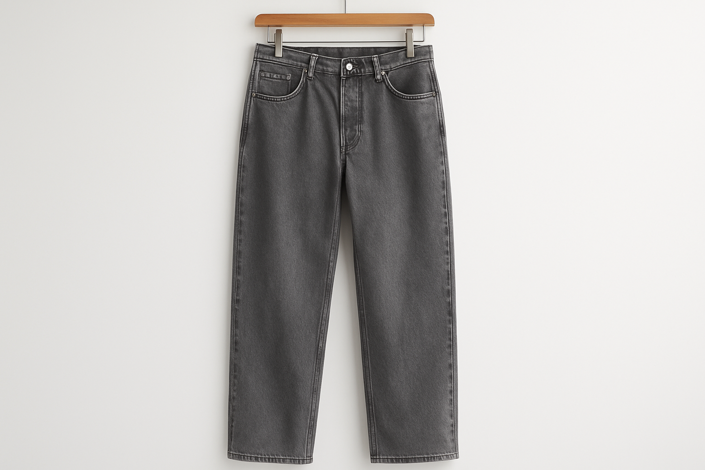 Men's Regular Grey Jeans
