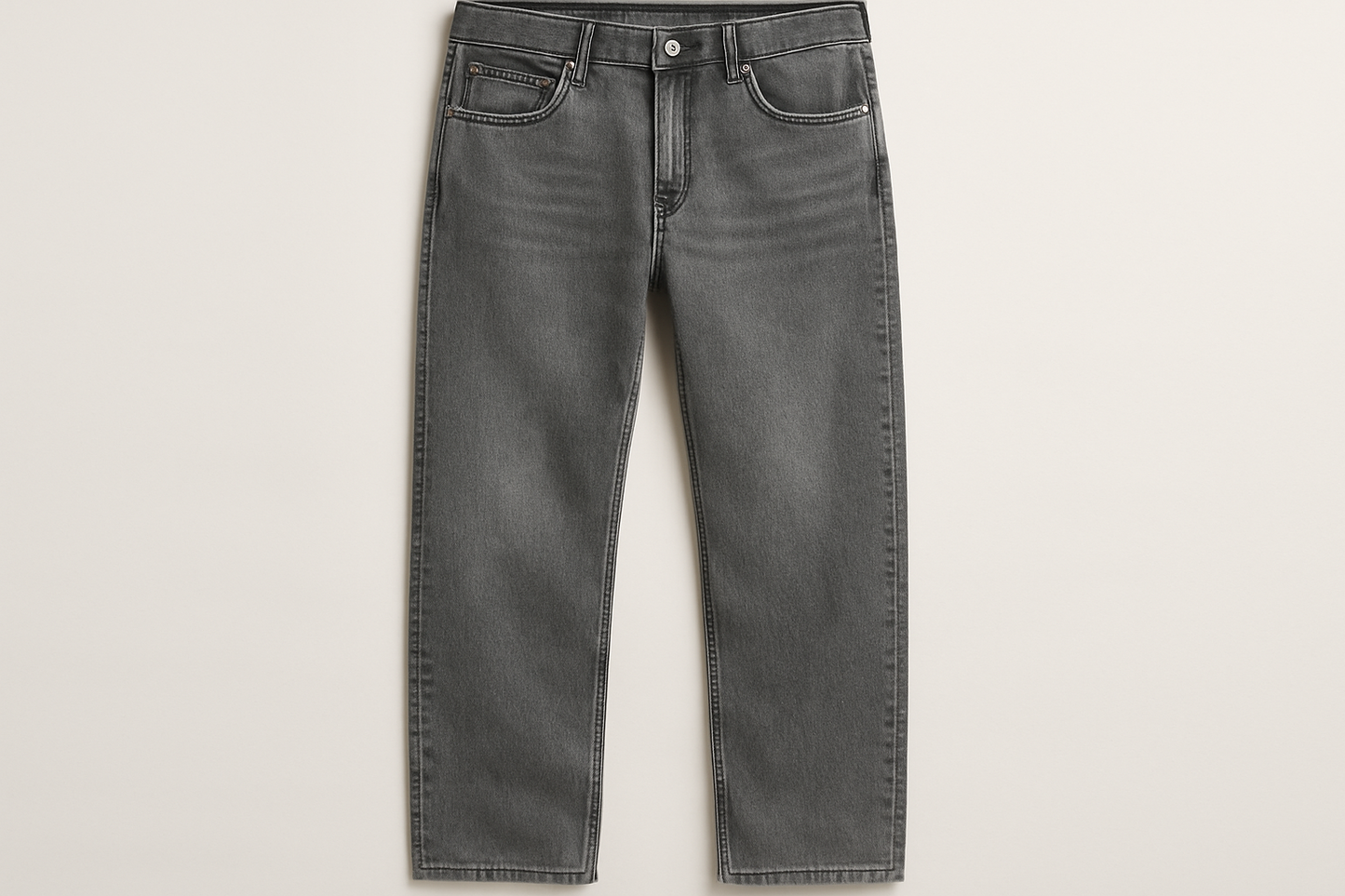 Men's Regular Grey Jeans