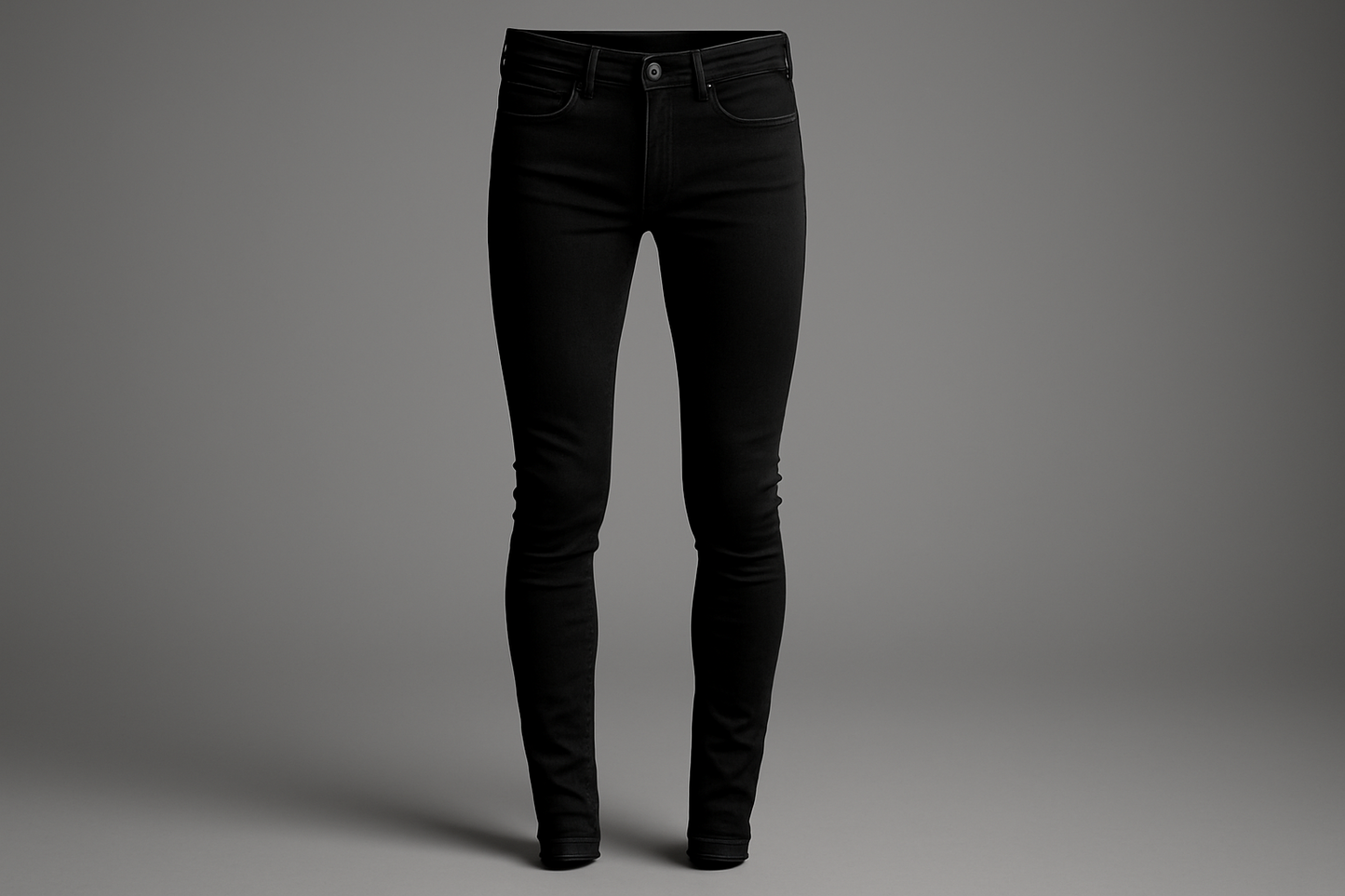 Men's Skinny Fit Black Jeans