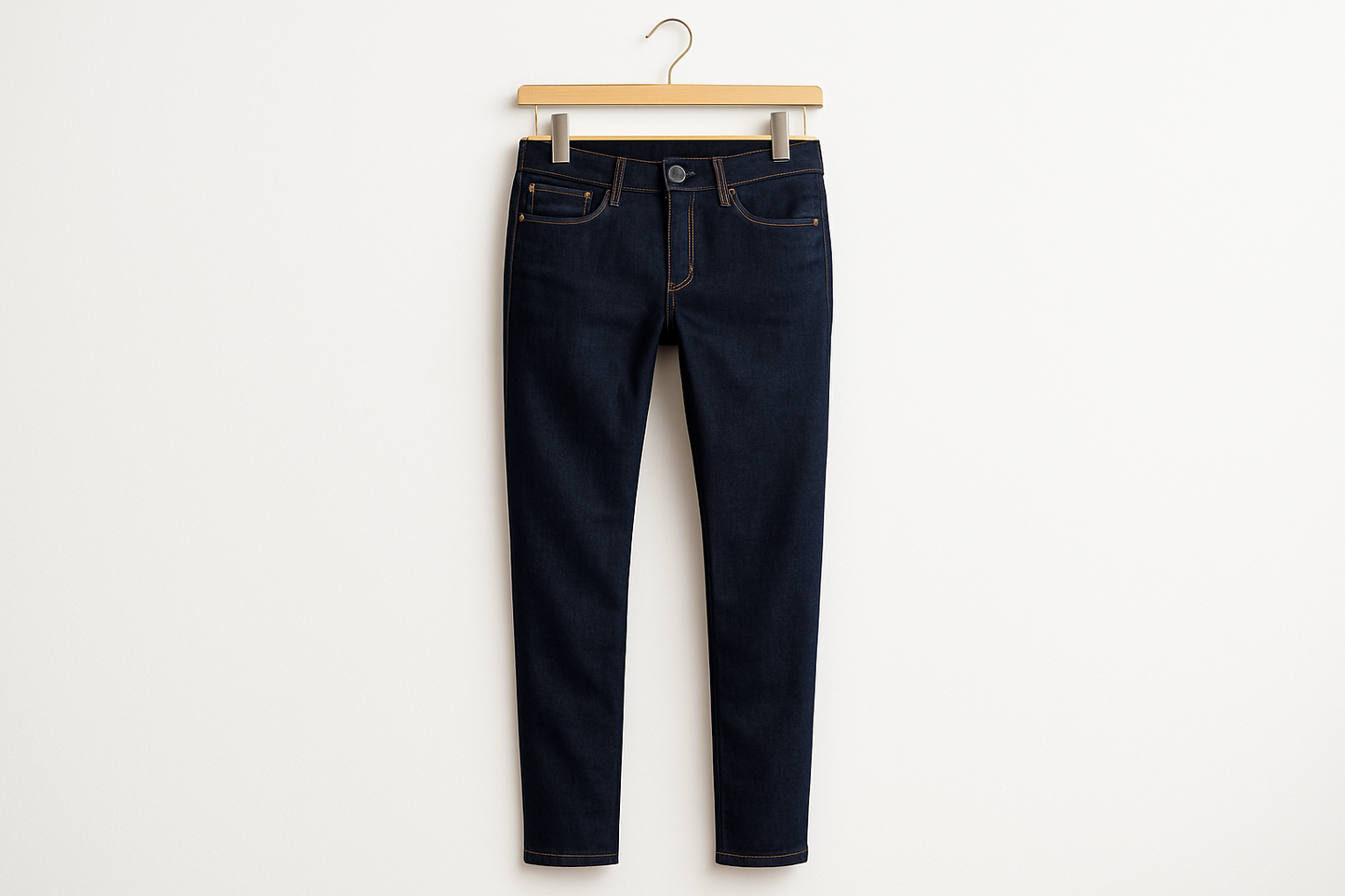 Men's Slim Fit Dark Blue Jeans
