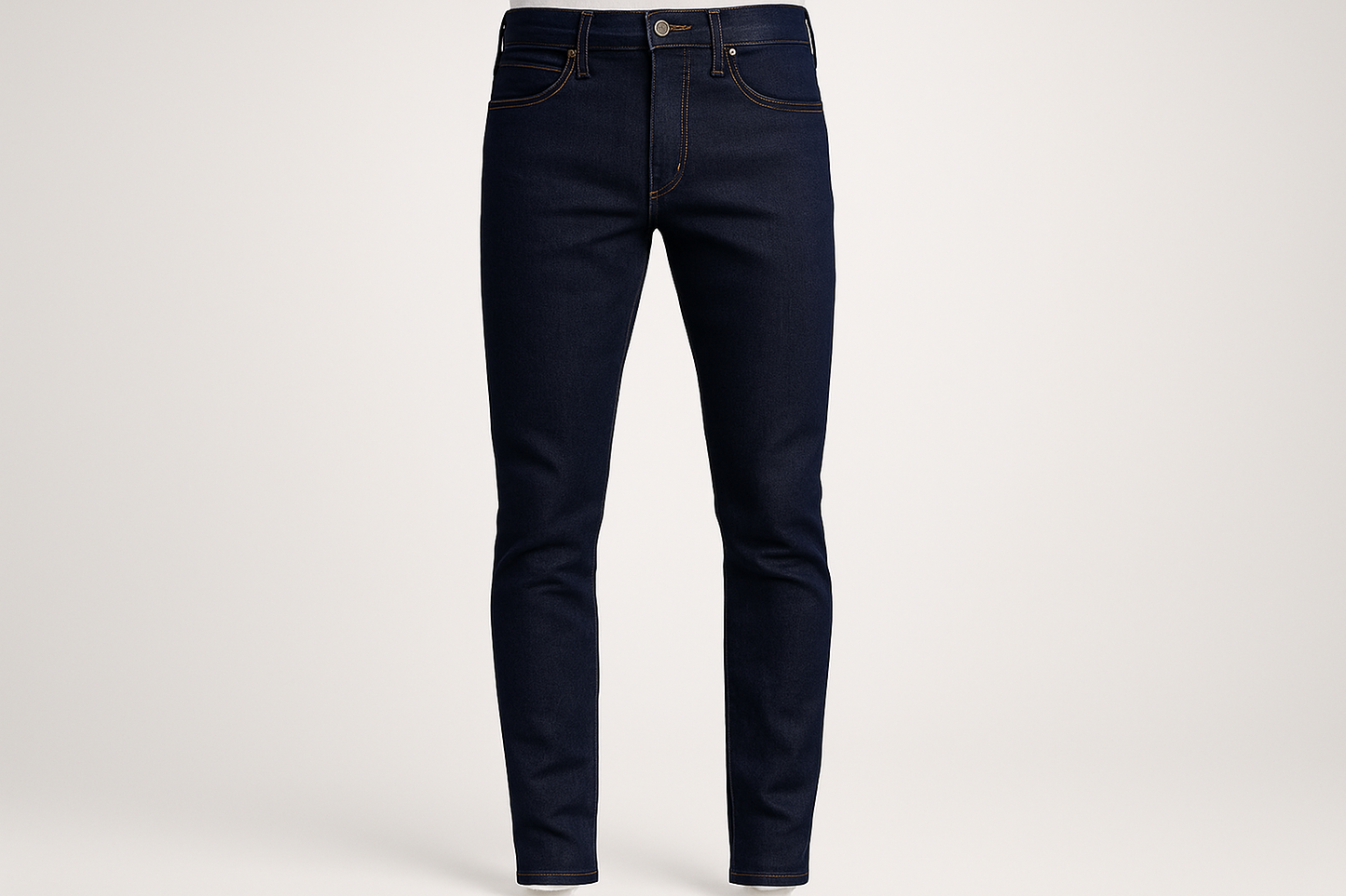 Men's Slim Fit Dark Blue Jeans