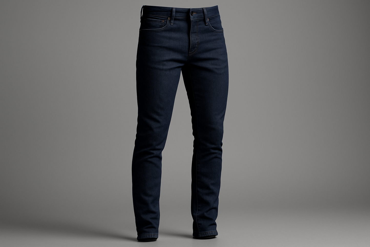 Men's Slim Fit Dark Blue Jeans