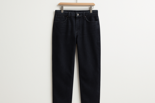 Men's Regular Black Jeans