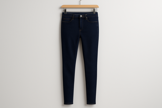 Men's Skinny Fit Dark Blue Jeans