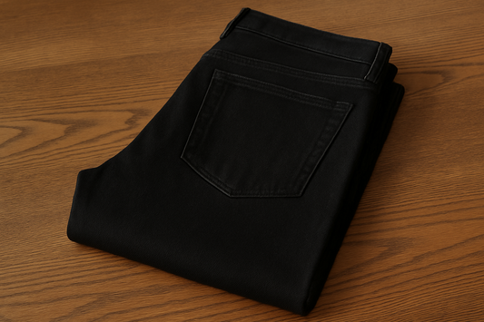 Men's Straight Fit Black Jeans